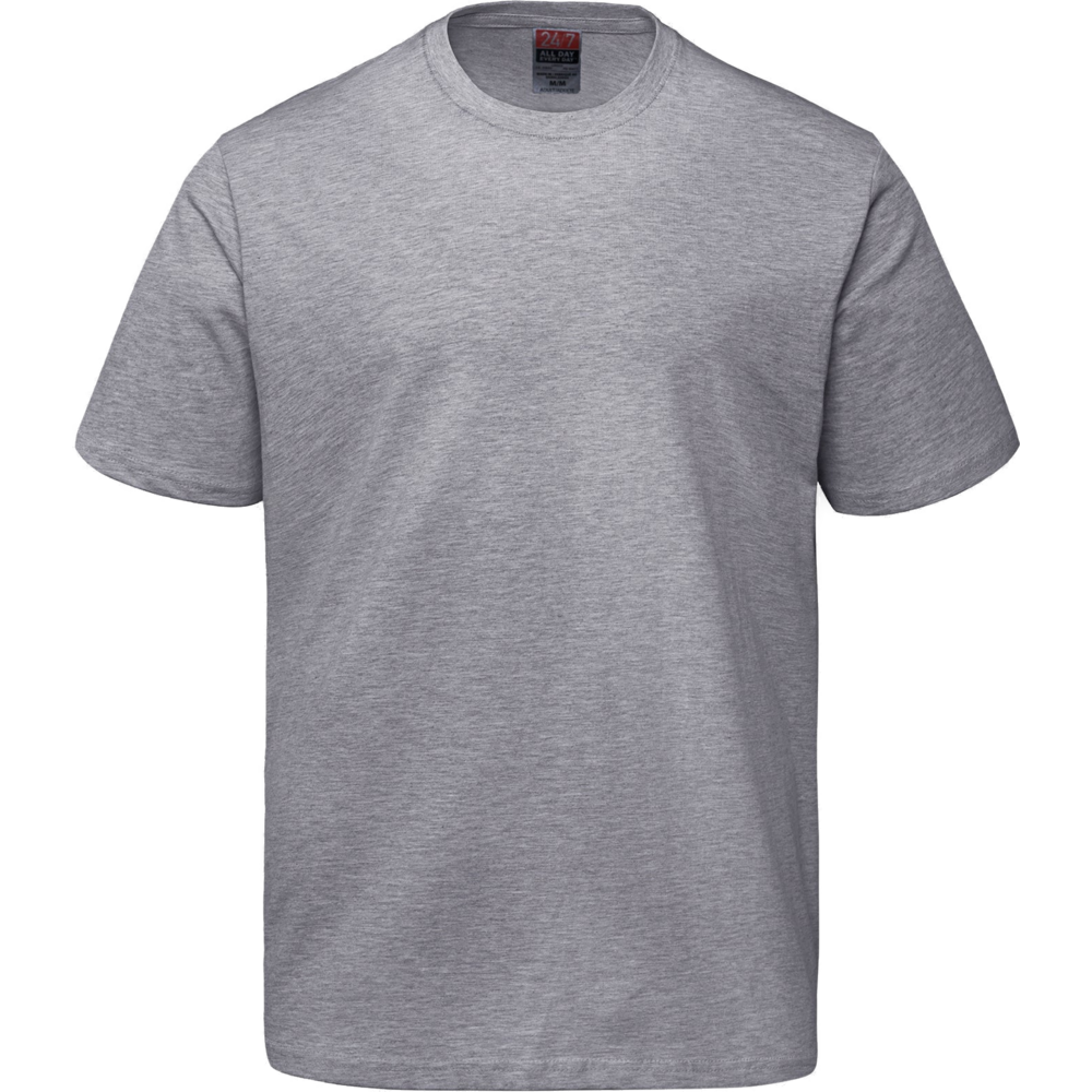 S05610 - Parkour - Adult RING SPUN Combed Cotton Crewneck T-Shirt — Athletic Grey Heather