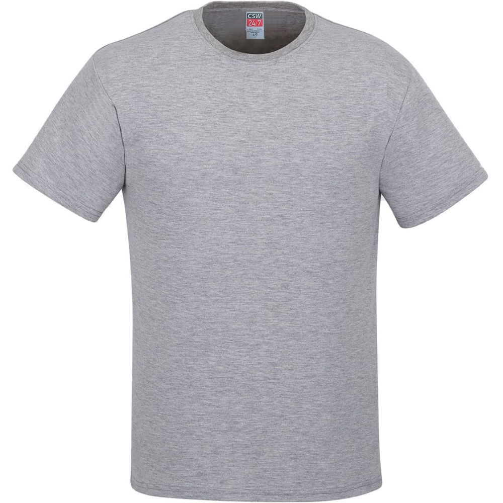 S5610Y - Parkour - Youth RING SPUN Combed Cotton Crewneck T-Shirt — Athletic Grey Heather