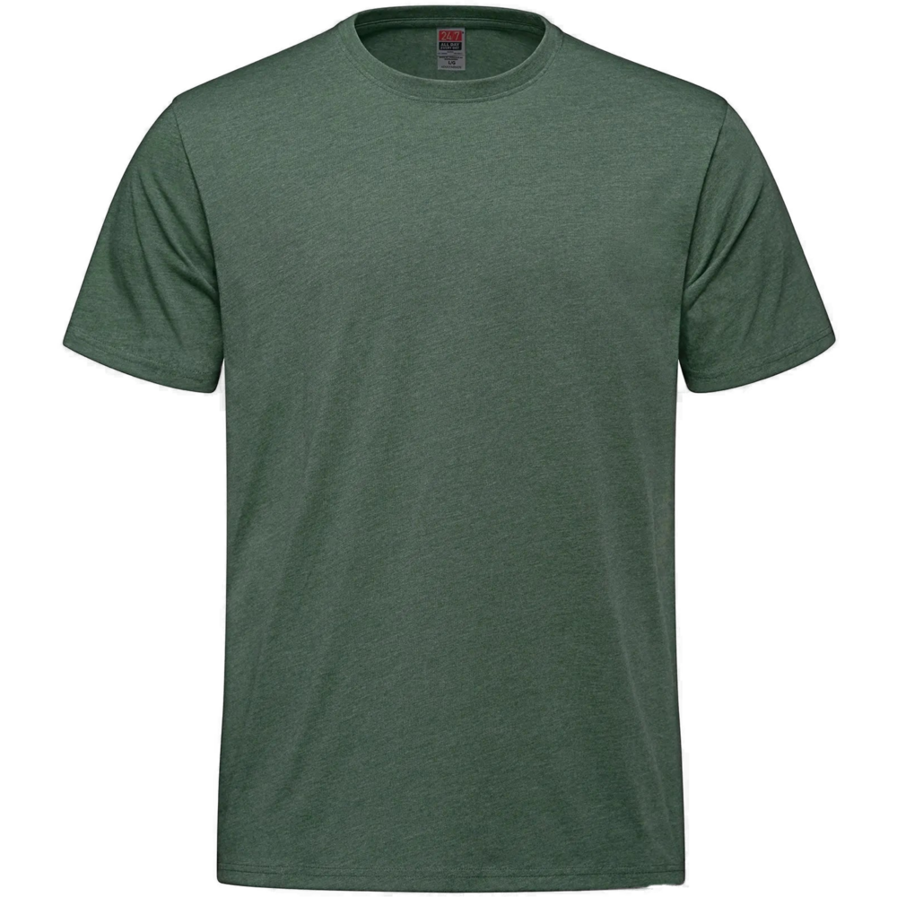 S5650Y - Sprint - Youth 50/50 Cotton/Polyester Crewneck T-Shirt — Forest Heather
