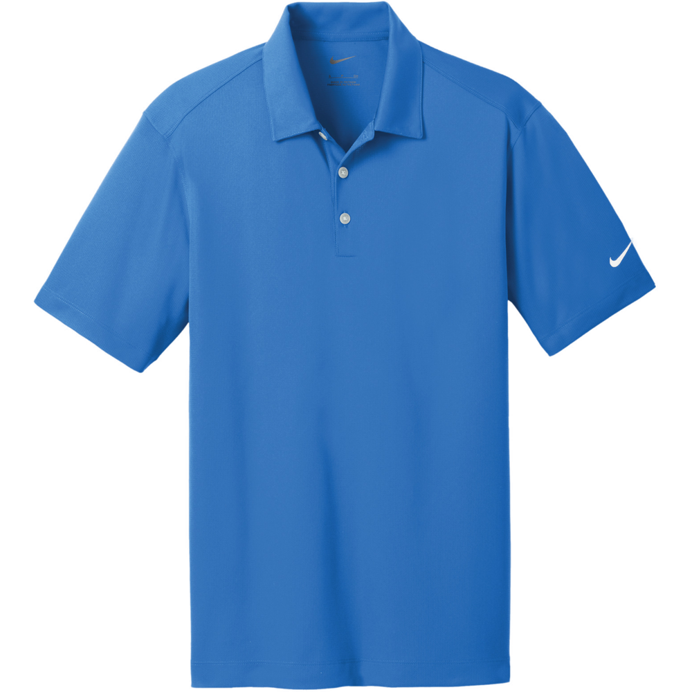 Dri-FIT Vertical Mesh Polo — Brisk Blue