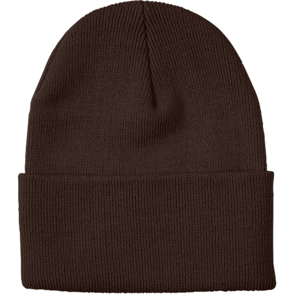 Everyday Knit Cuff Toque — Dark Chocolate Brown