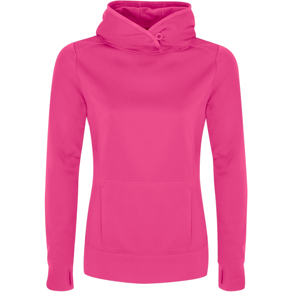 Game Day Fleece Lds' Hooded — Extreme Pink