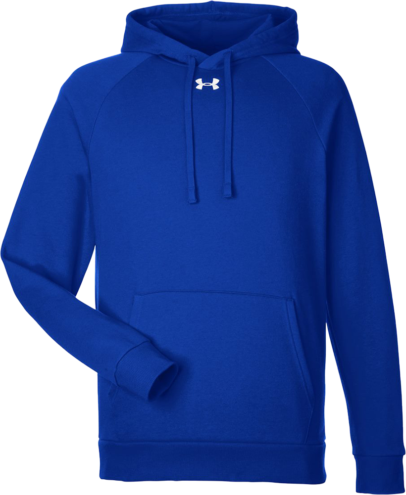 Rival Fleece Hooded Sweatshirt — Royal/ White